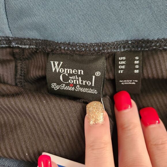 Women with Control Regular No Side Seam Corduroy Legging Black Ankle Small NWT - Picture 12 of 14